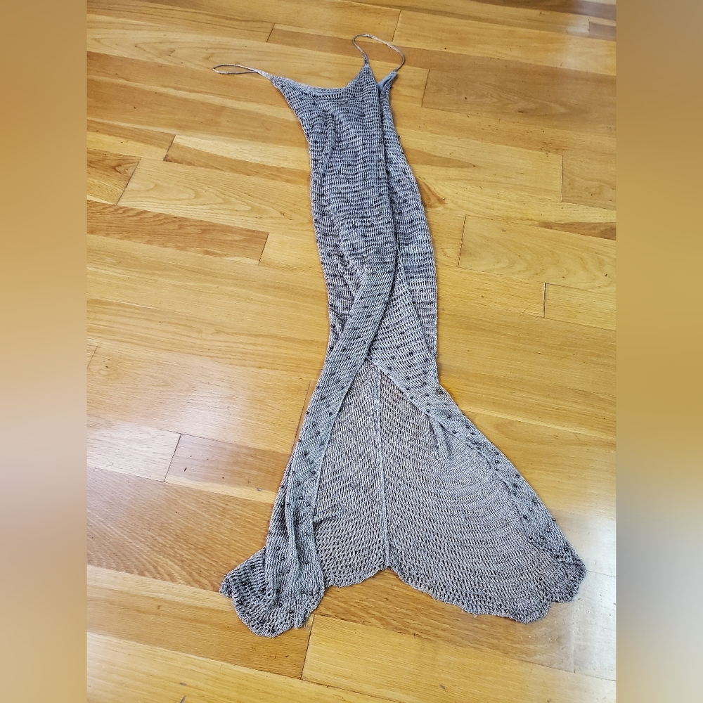 ECOTE Beaded Crochet Mermaid Dress  Size Small